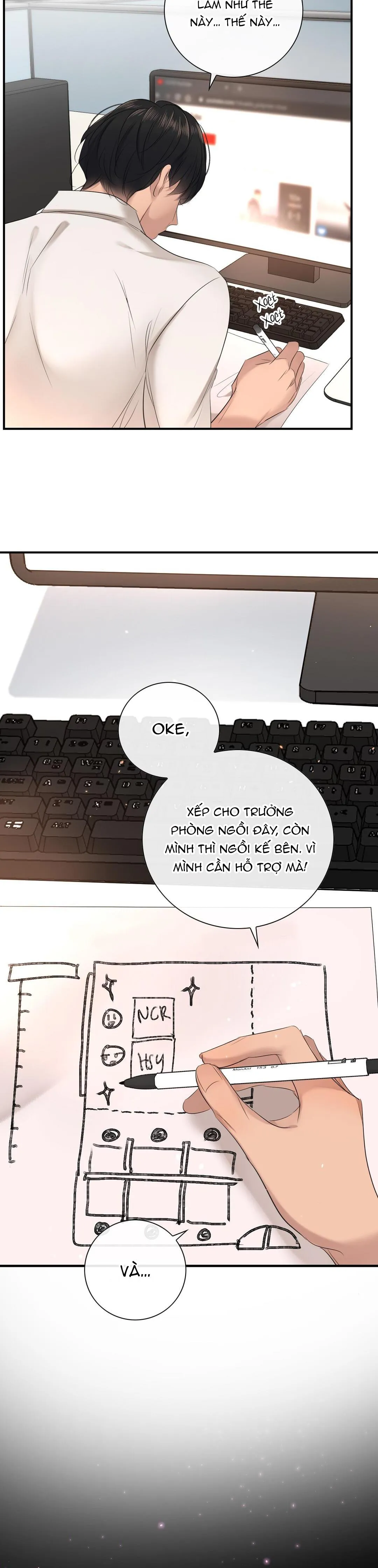 TÌNH THẾ TIẾN THOÁI LƯỠNG NAN CỦA SẾP Chapter 15 Trang 3