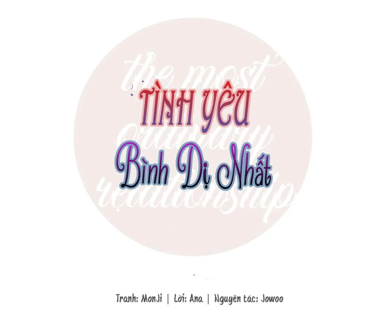 TÌNH YÊU BÌNH DỊ NHẤT Chapter 8 Trang 33