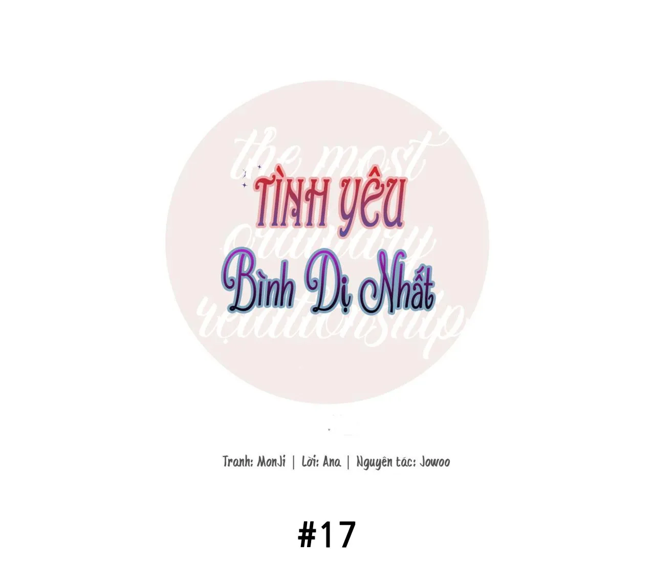 TÌNH YÊU BÌNH DỊ NHẤT Chapter 17 Trang 26