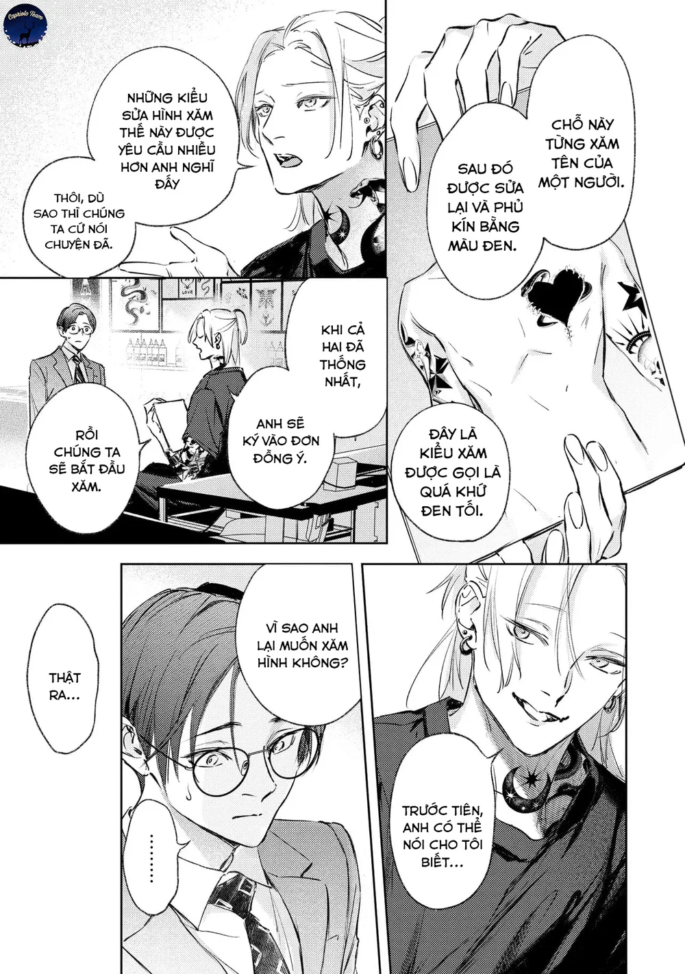 Tình yêu xăm trổ Chapter 1 Trang 15