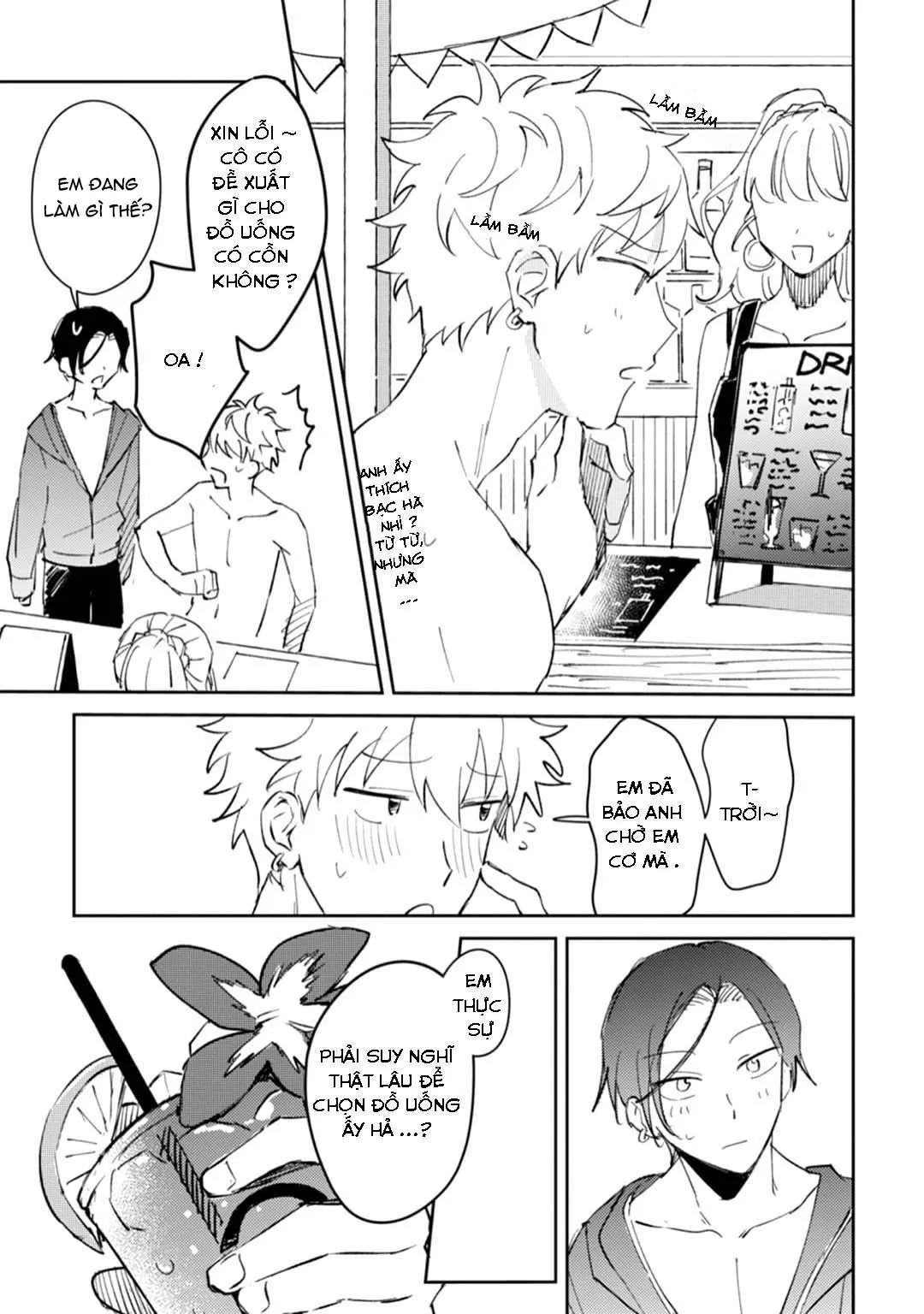 Tôi cưa cẩm em zai của crush lúc say rượu Chapter 3 Trang 18