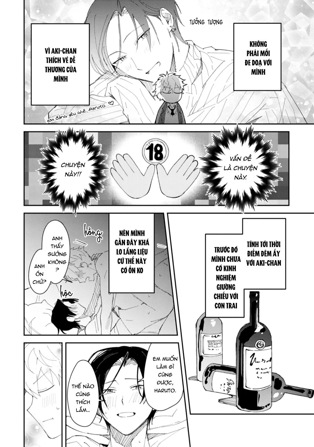 Tôi cưa cẩm em zai của crush lúc say rượu Chapter 6 Trang 5