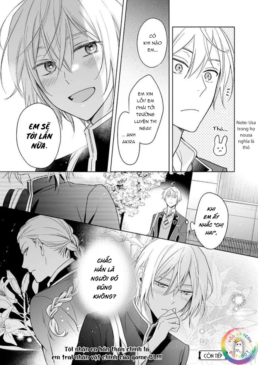 Tôi Nhận Ra Mình Là Em Trai Của Nhân Vật Chính Game BL Chapter 8 Trang 22