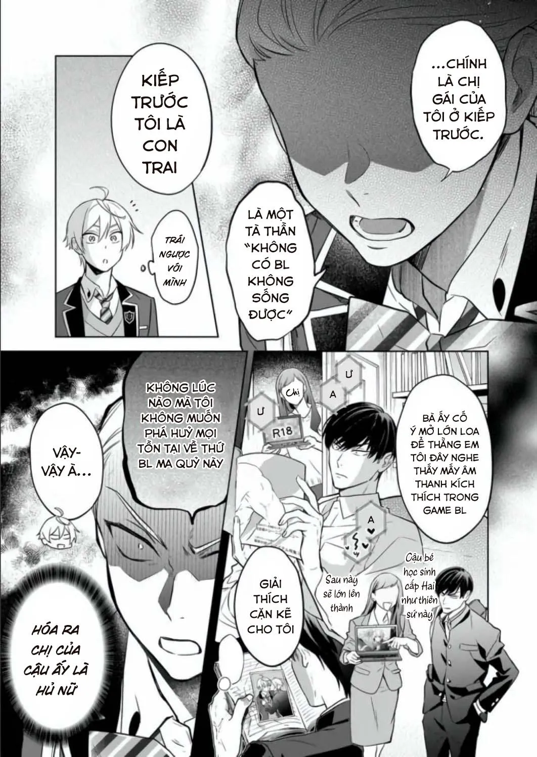 Tôi Nhận Ra Mình Là Em Trai Của Nhân Vật Chính Game BL Chapter 12 Trang 14
