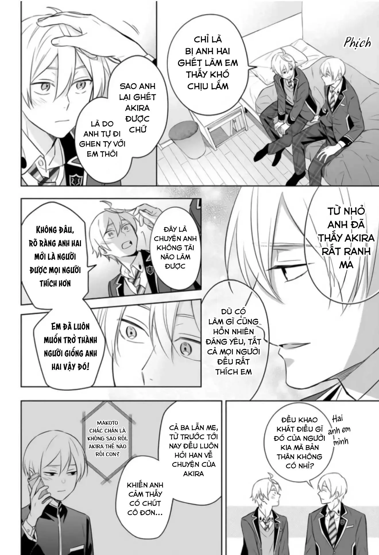 Tôi Nhận Ra Mình Là Em Trai Của Nhân Vật Chính Game BL Chapter 15 Trang 7