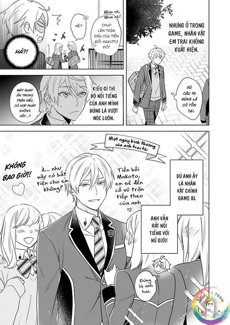 Tôi Nhận Ra Mình Là Em Trai Của Nhân Vật Chính Game BL Chapter 1 Trang 22