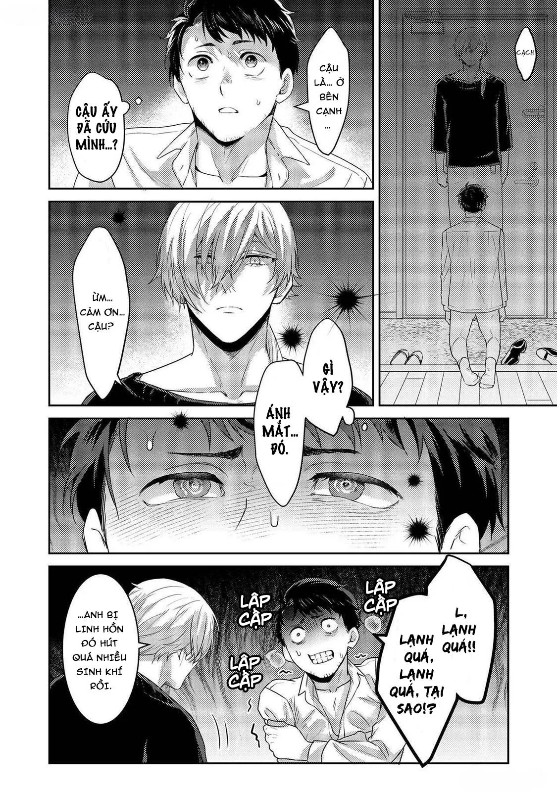 Tôi sẽ trừ tà cho anh vậy nên tôi cho vào nhé Chapter 2 Trang 22