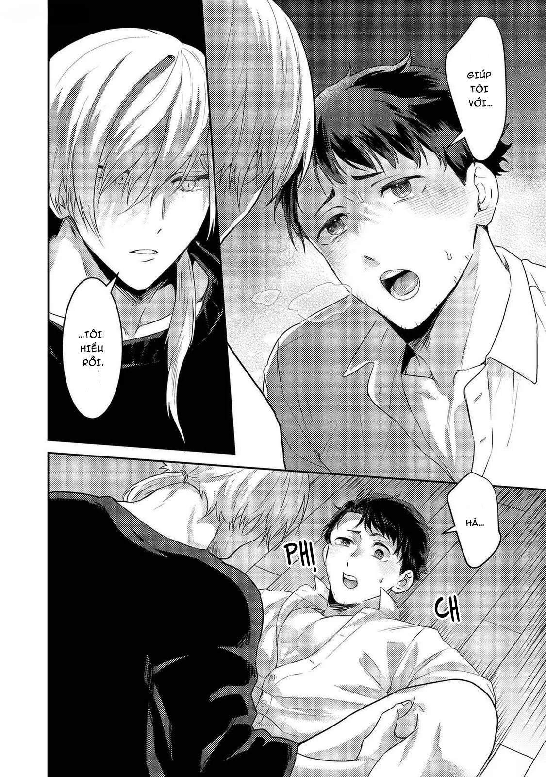 Tôi sẽ trừ tà cho anh vậy nên tôi cho vào nhé Chapter 2 Trang 24