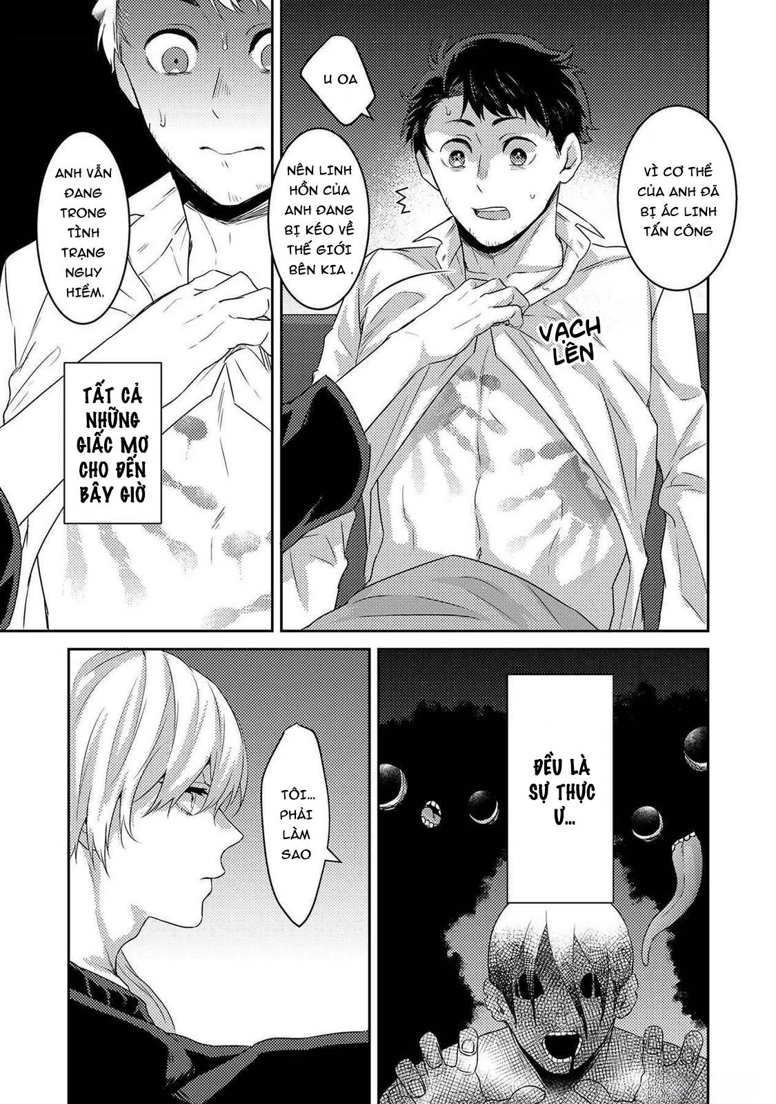 Tôi sẽ trừ tà cho anh vậy nên tôi cho vào nhé Chapter 2 Trang 29