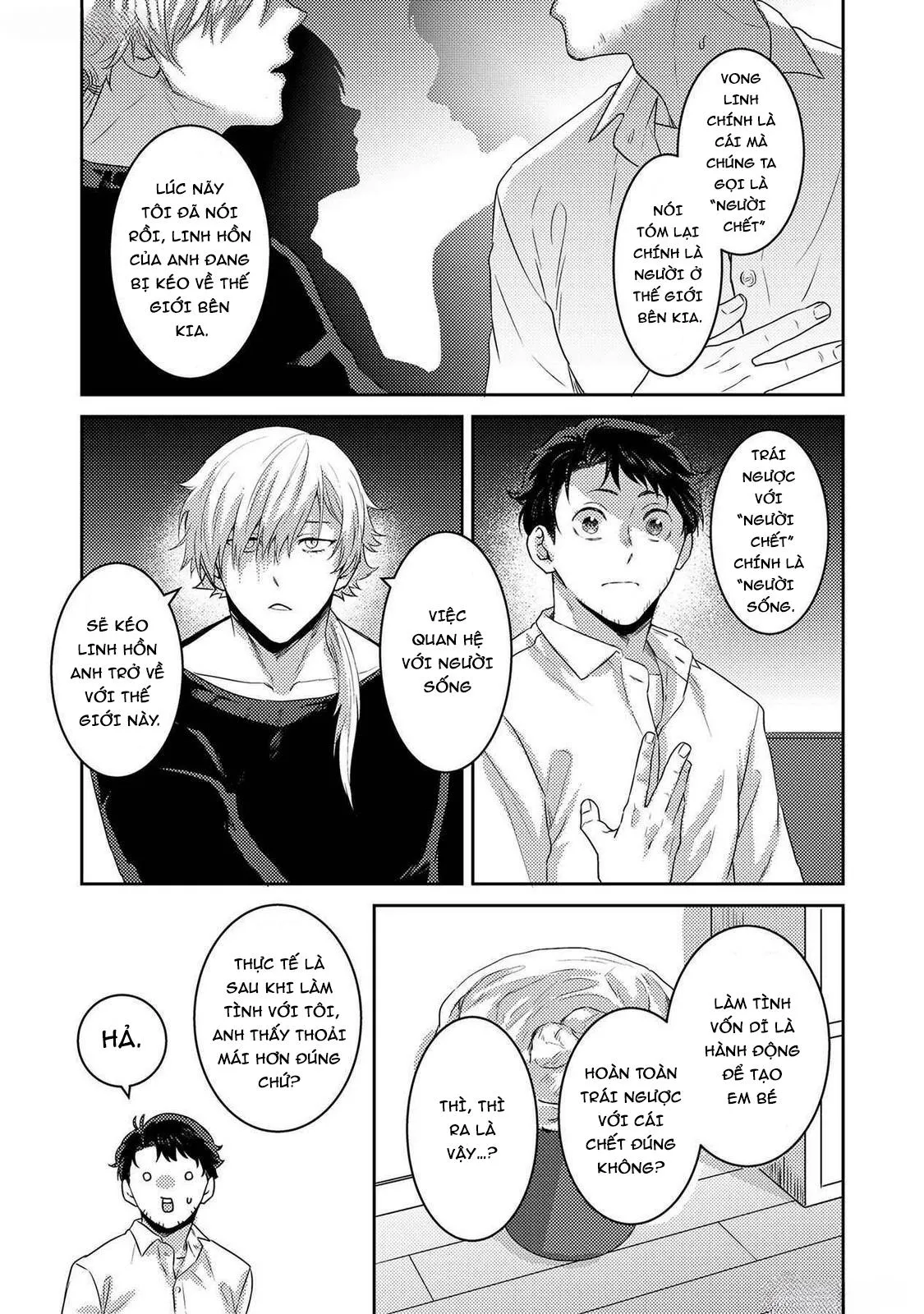 Tôi sẽ trừ tà cho anh vậy nên tôi cho vào nhé Chapter 2 Trang 31