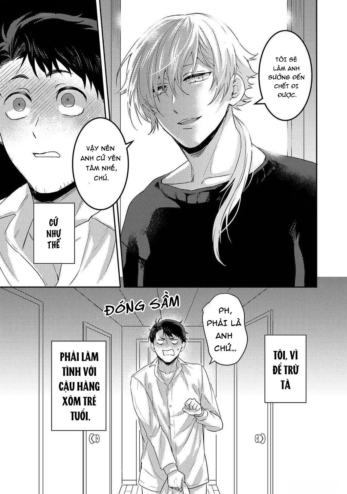 Tôi sẽ trừ tà cho anh vậy nên tôi cho vào nhé Chapter 2 Trang 33