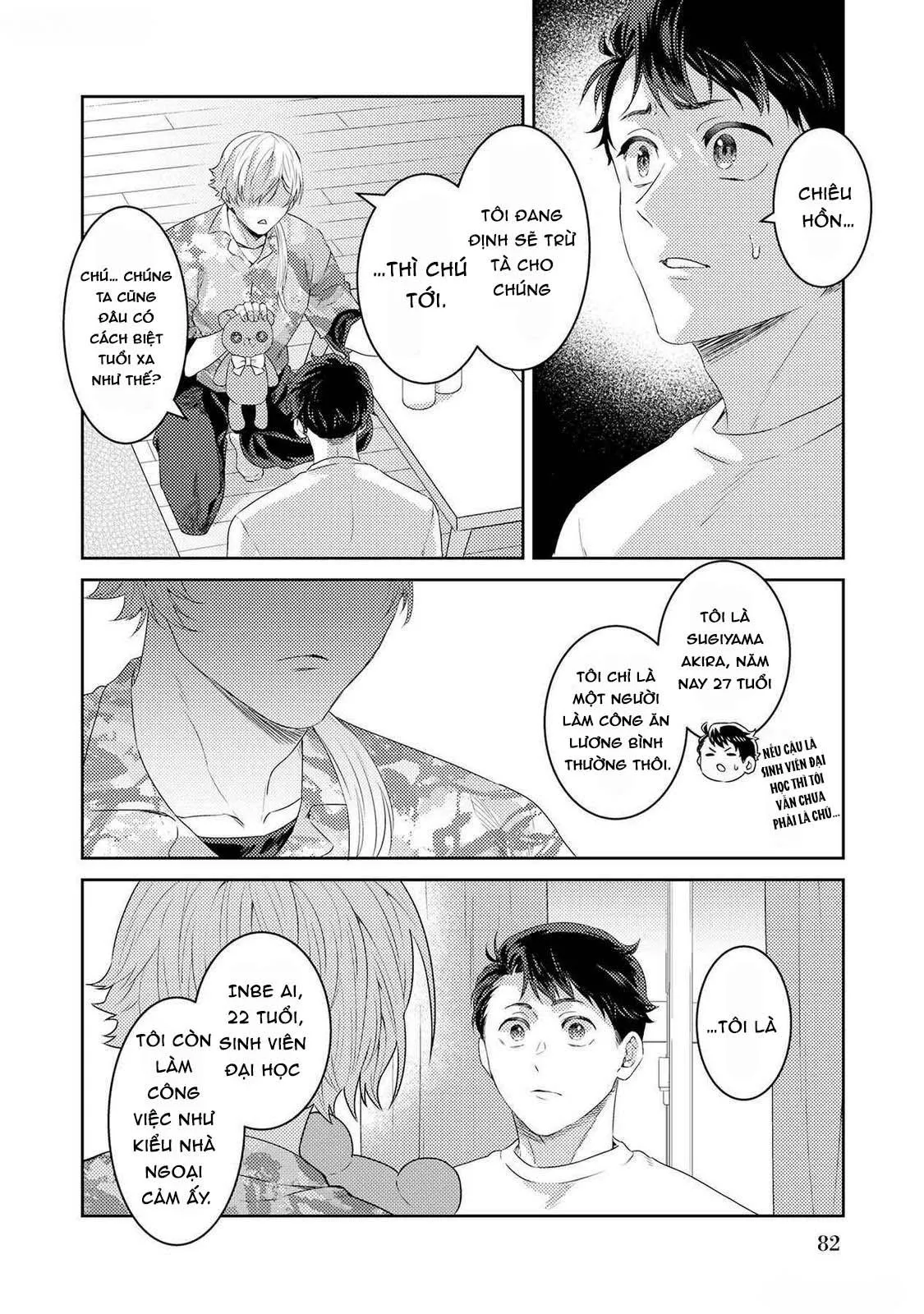 Tôi sẽ trừ tà cho anh vậy nên tôi cho vào nhé Chapter 3 Trang 14