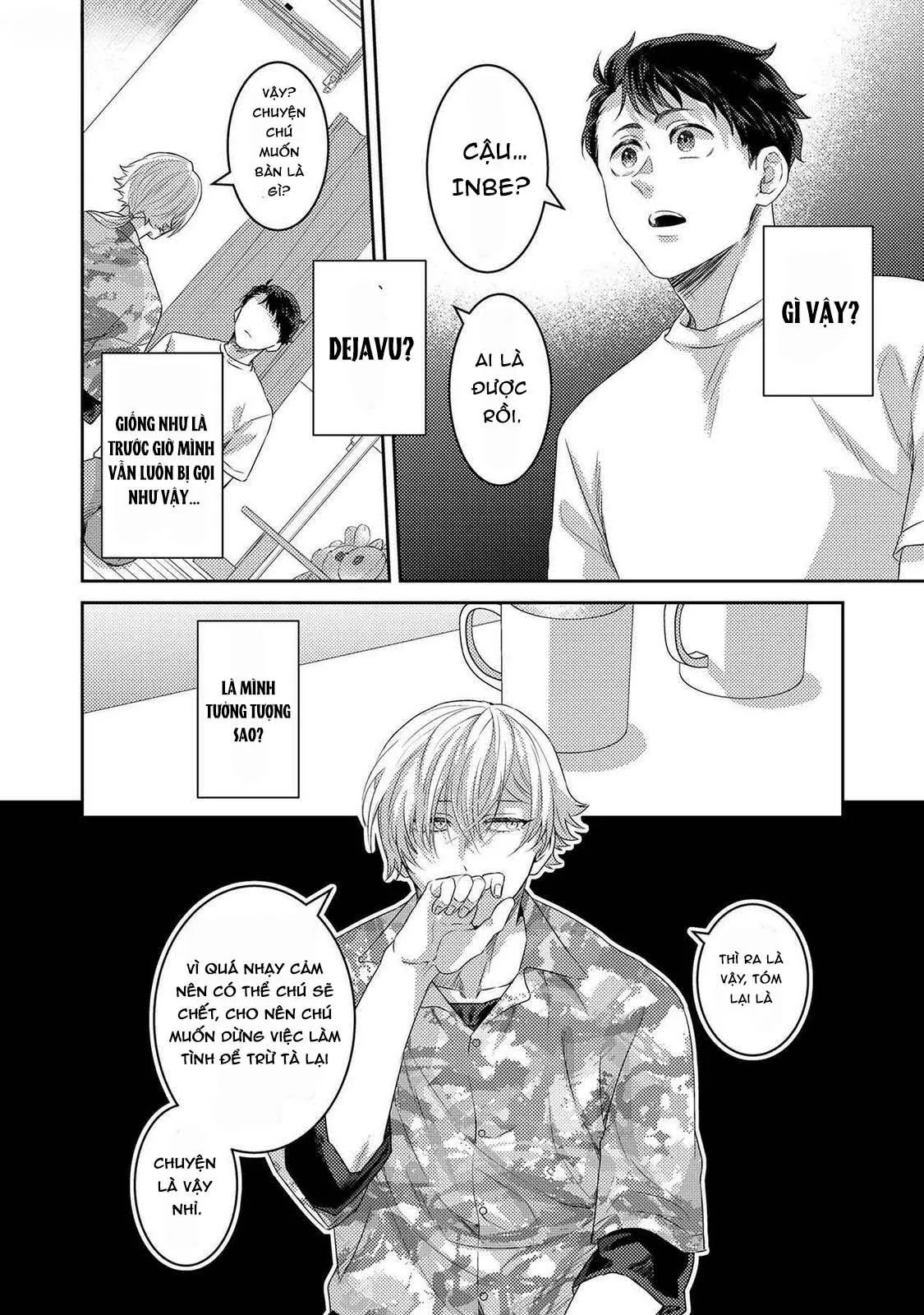 Tôi sẽ trừ tà cho anh vậy nên tôi cho vào nhé Chapter 3 Trang 16