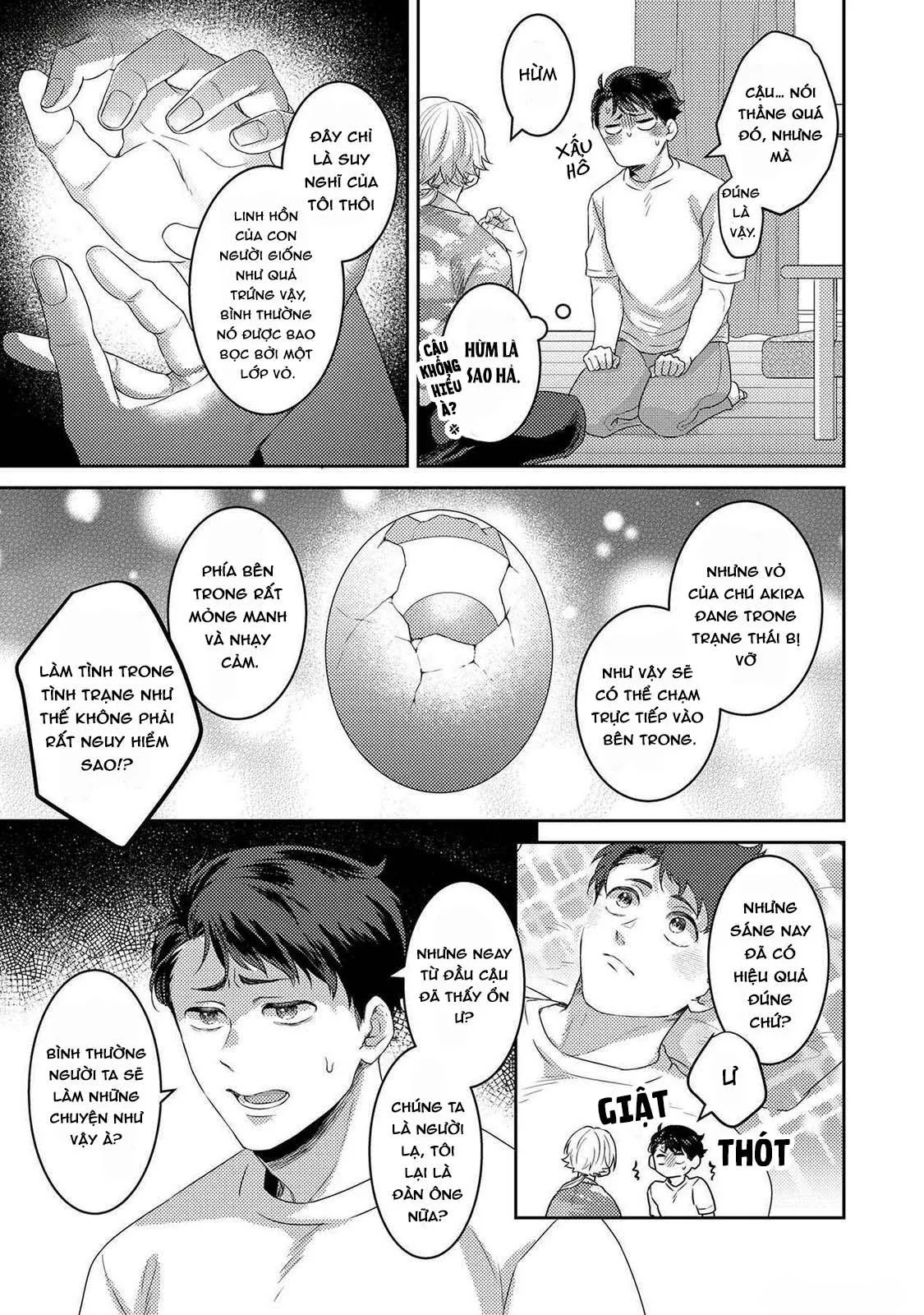 Tôi sẽ trừ tà cho anh vậy nên tôi cho vào nhé Chapter 3 Trang 17