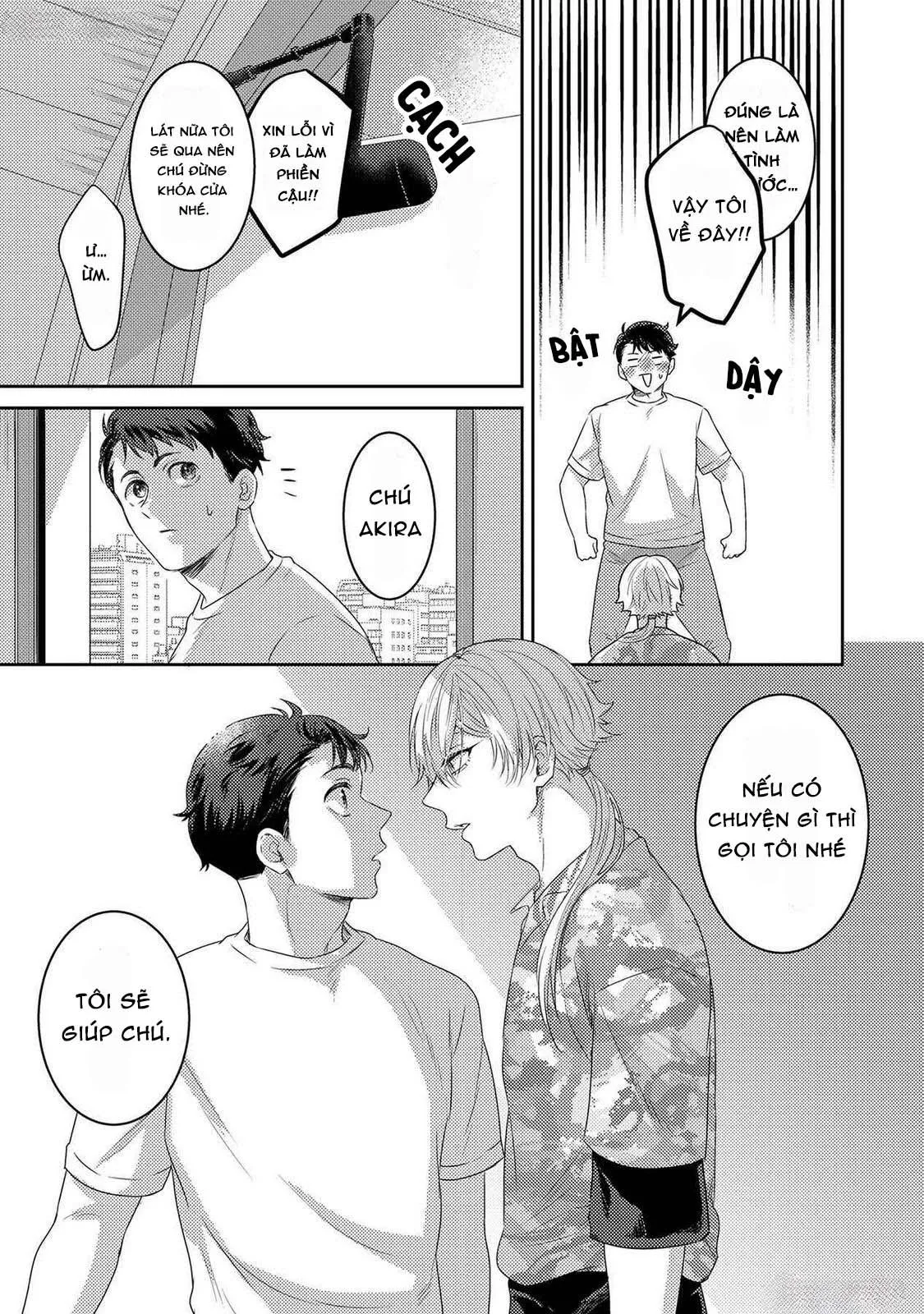 Tôi sẽ trừ tà cho anh vậy nên tôi cho vào nhé Chapter 3 Trang 21