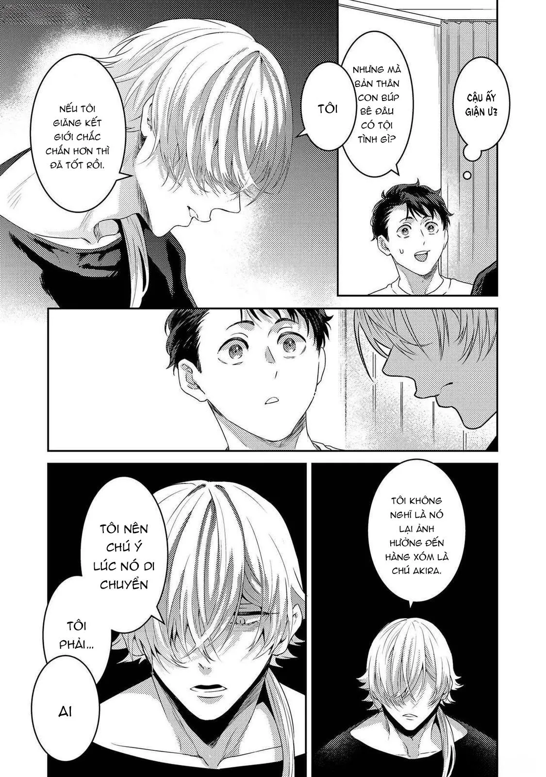 Tôi sẽ trừ tà cho anh vậy nên tôi cho vào nhé Chapter 4 Trang 17