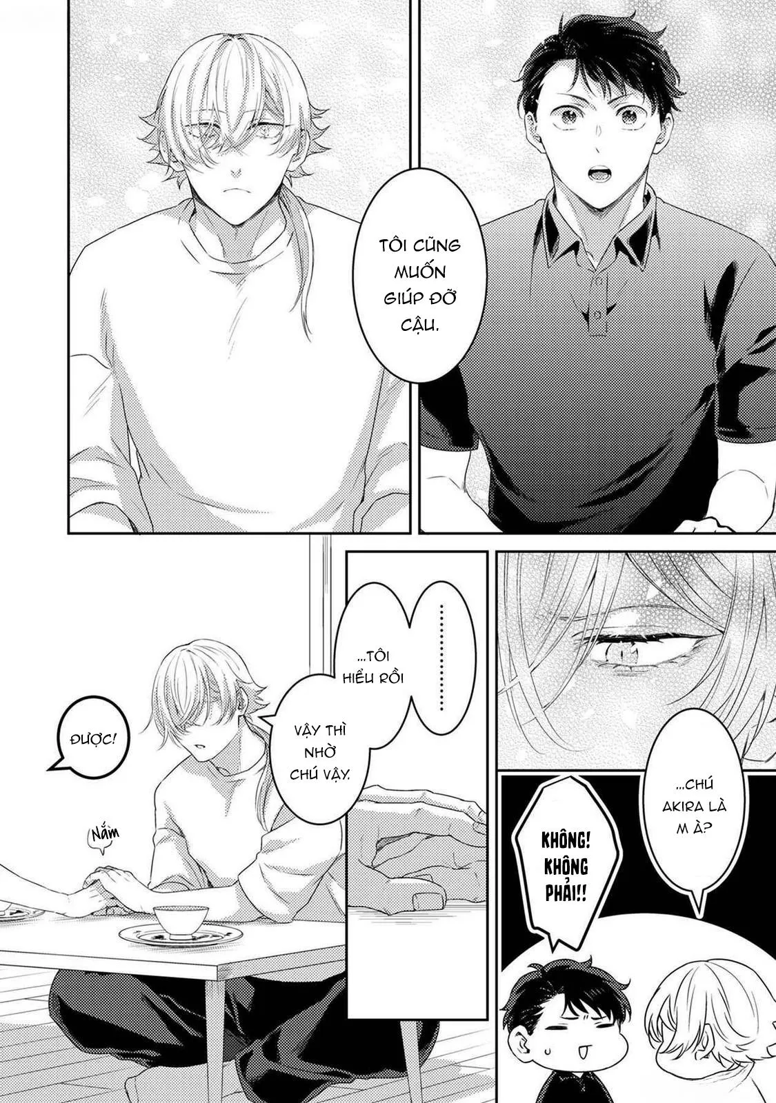 Tôi sẽ trừ tà cho anh vậy nên tôi cho vào nhé Chapter 5 Trang 8