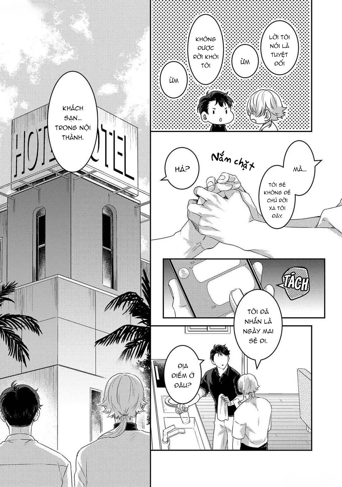 Tôi sẽ trừ tà cho anh vậy nên tôi cho vào nhé Chapter 5 Trang 9