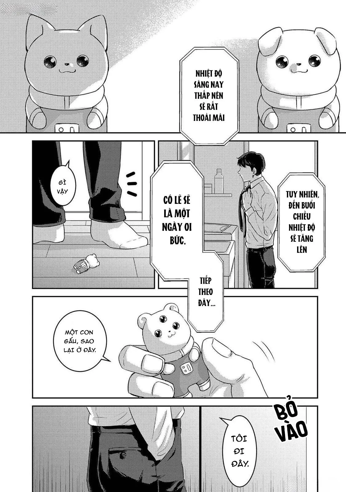 Tôi sẽ trừ tà cho anh vậy nên tôi cho vào nhé Chapter 1 Trang 4