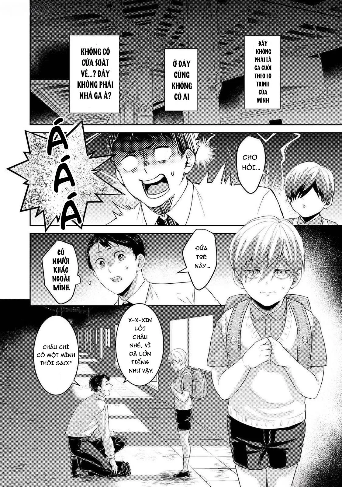 Tôi sẽ trừ tà cho anh vậy nên tôi cho vào nhé Chapter 1 Trang 14