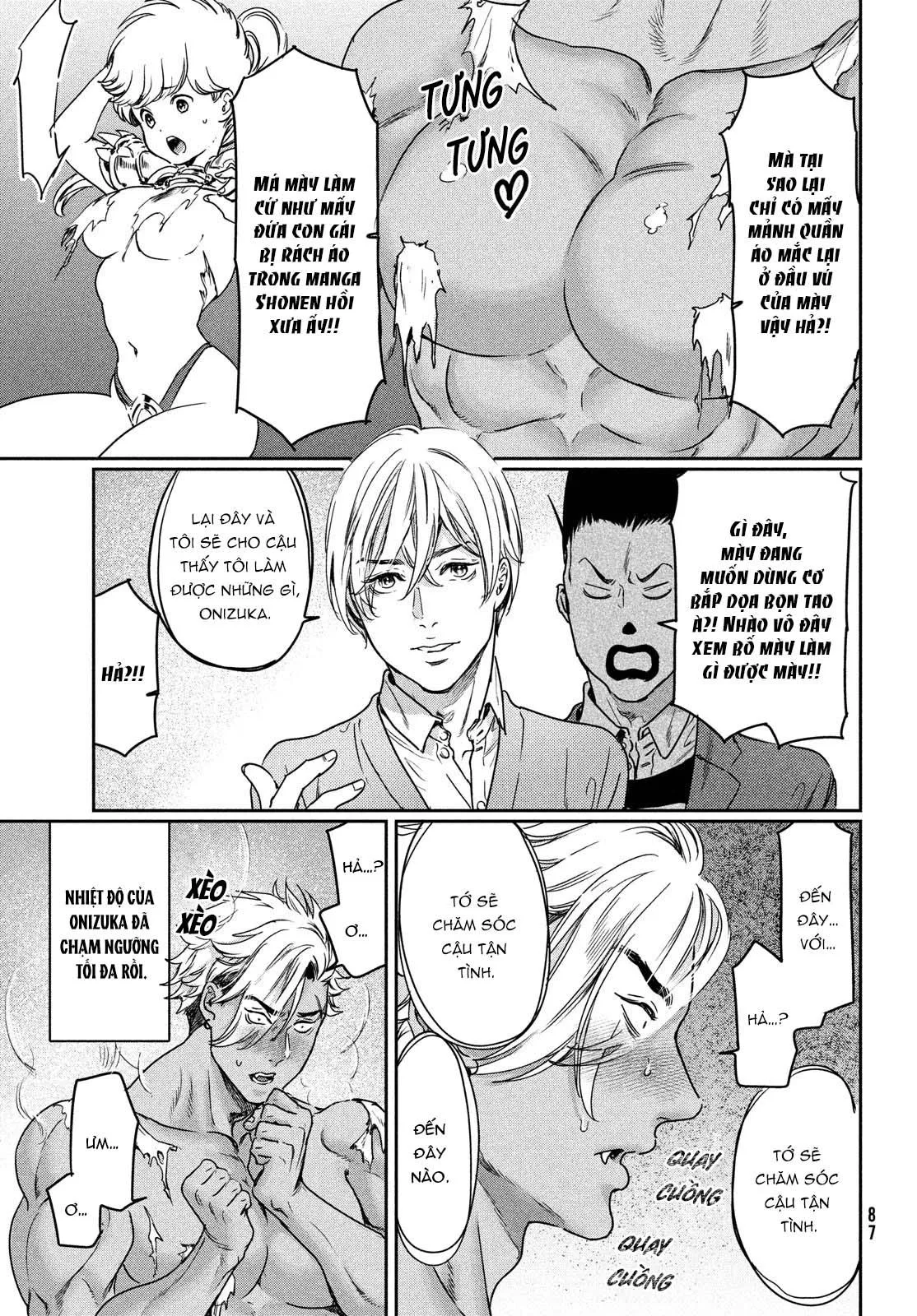 Tôi thích ngực khủng, nhưng tôi lại tái sinh vào một thế giới BL Chapter 12 Trang 17