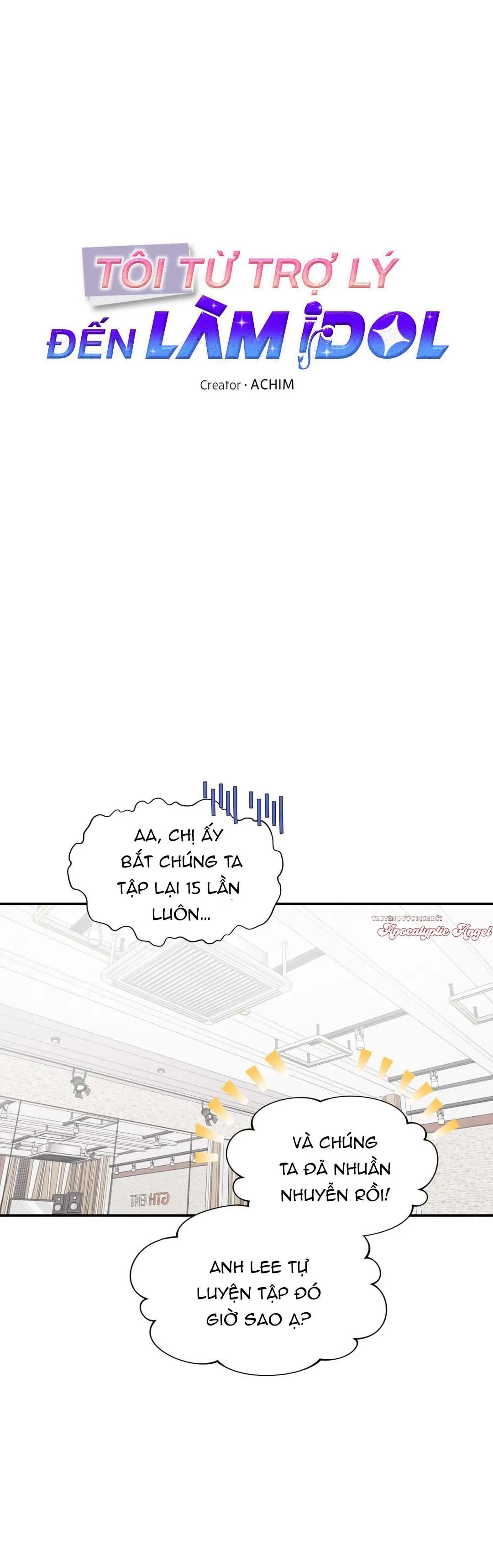 Tôi Từ Trợ Lý Đến Làm Idol Chapter 8 Trang 12