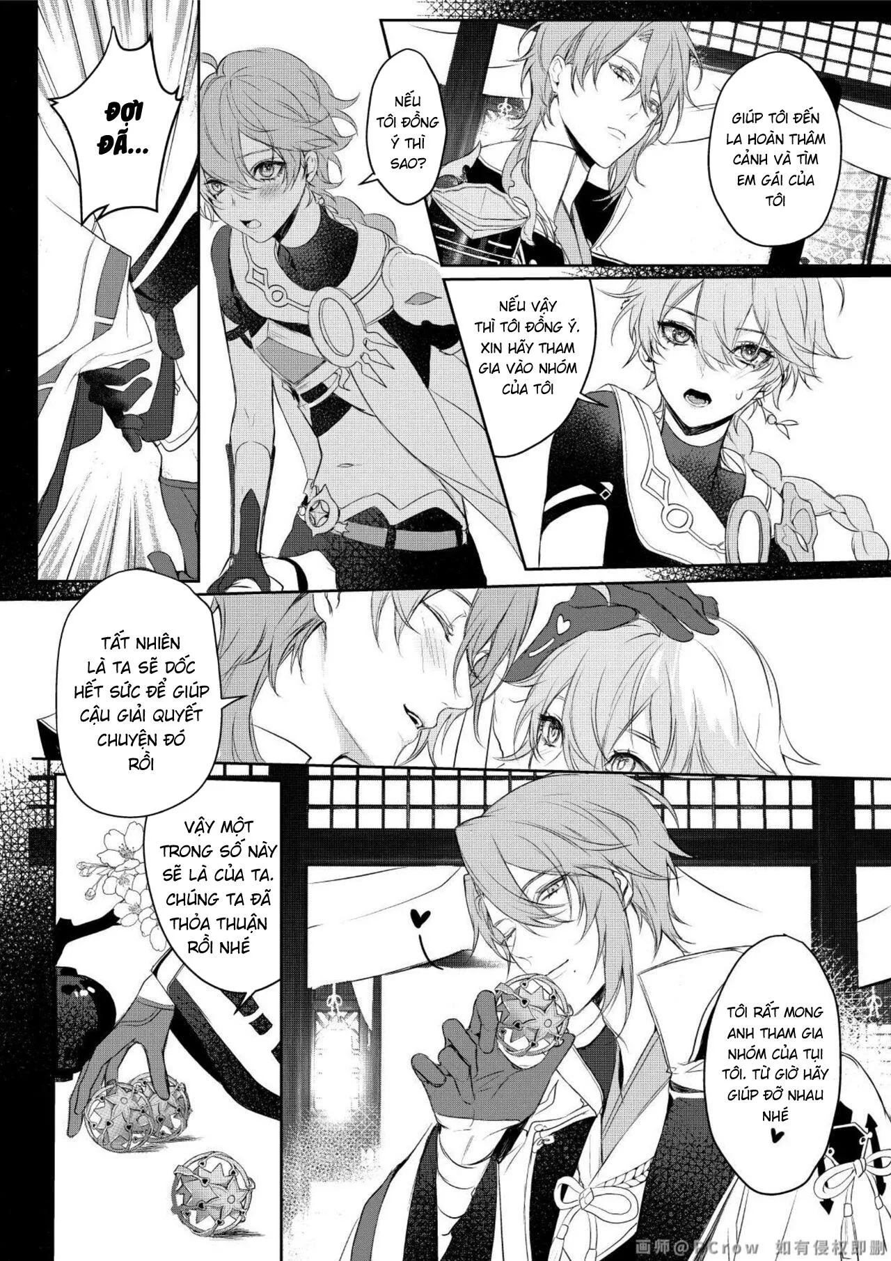 Tổng hợp OS, Doujinshi 3P Chapter 3 Trang 9