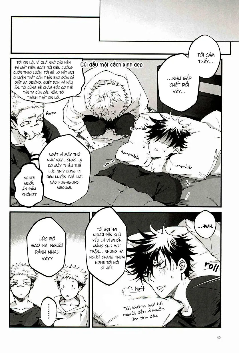 Tổng hợp OS, Doujinshi 3P Chapter 1 Trang 39