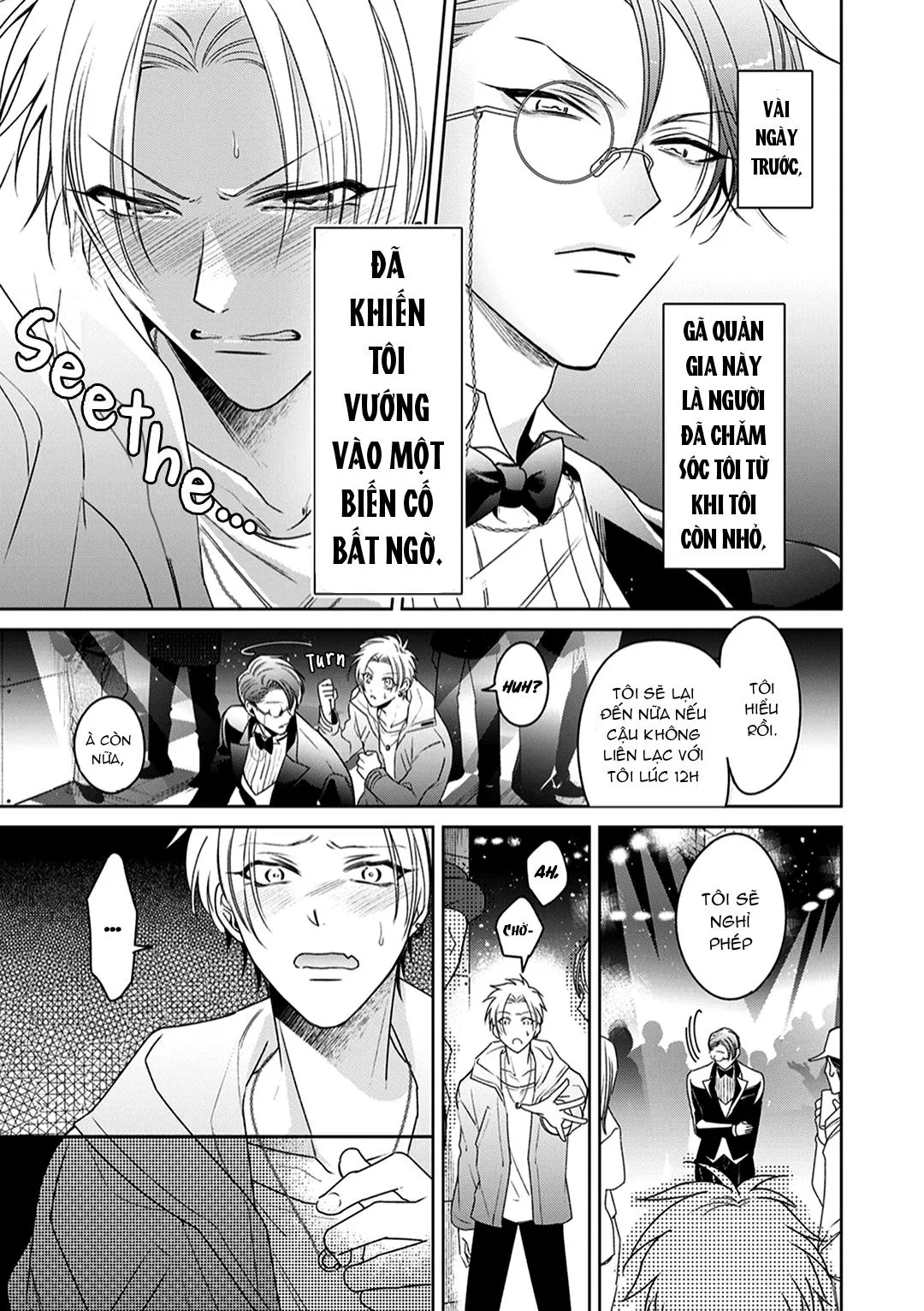 Cái đêm mà người quản gia tháo kính ra Chapter 2 Trang 5