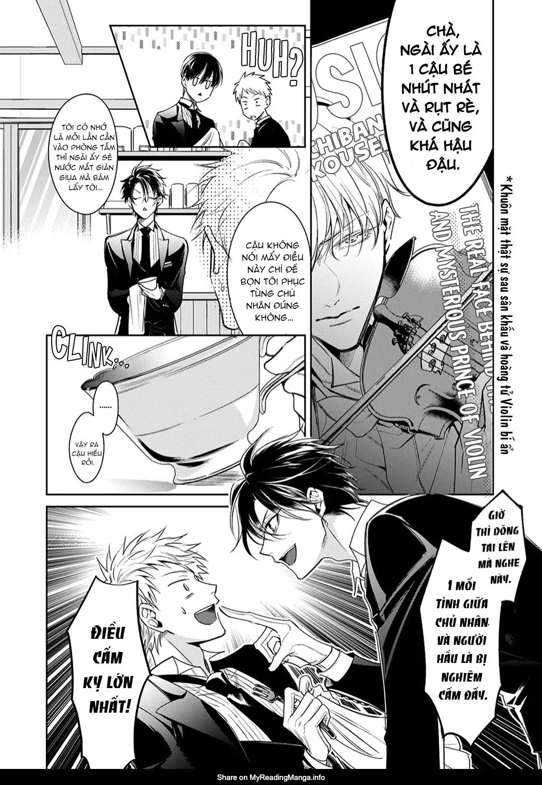 Cái đêm mà người quản gia tháo kính ra Chapter 4 Trang 6