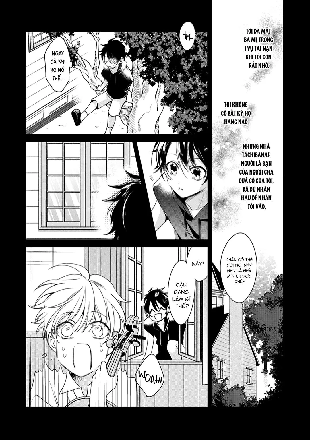 Cái đêm mà người quản gia tháo kính ra Chapter 4 Trang 12