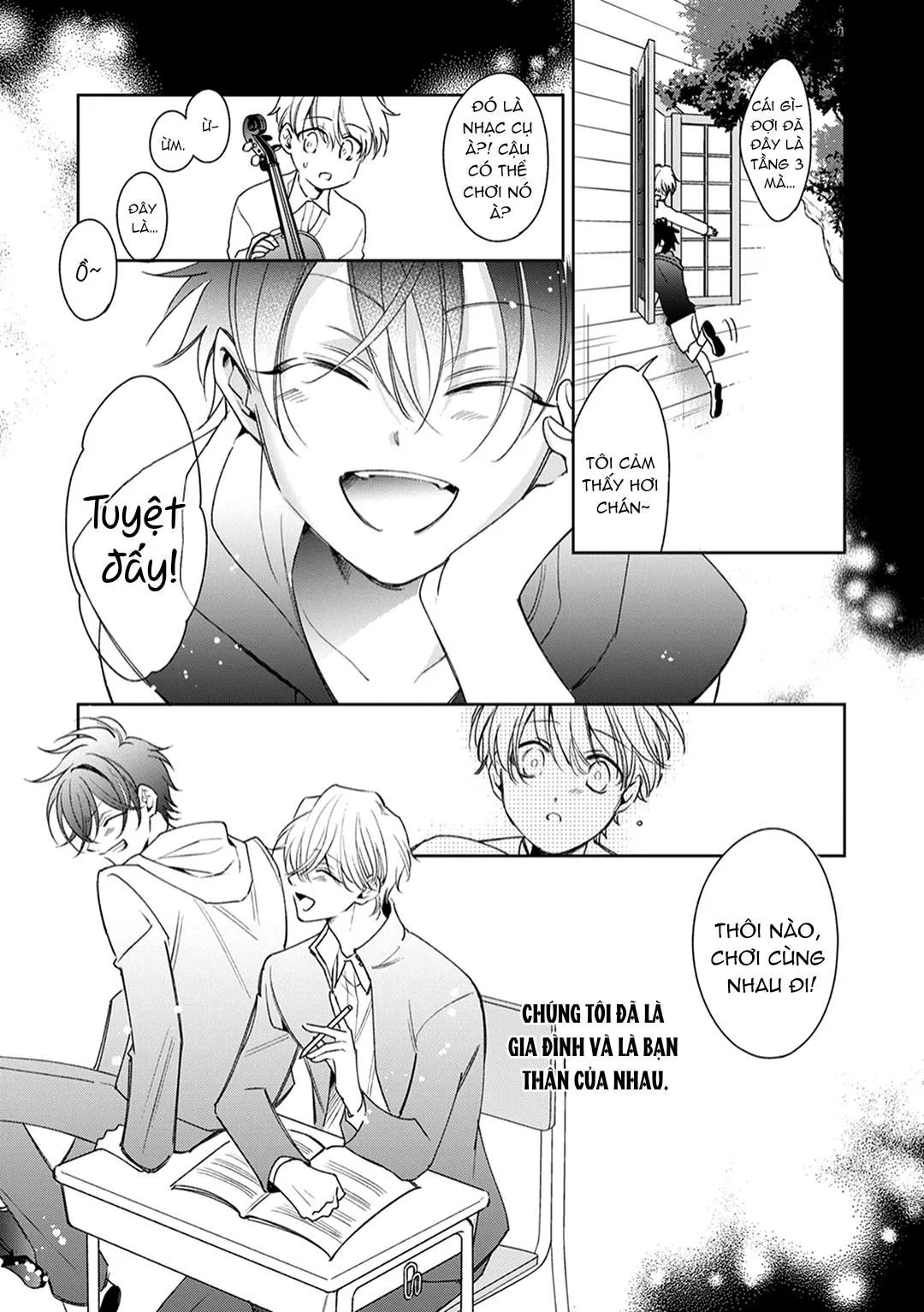 Cái đêm mà người quản gia tháo kính ra Chapter 4 Trang 13