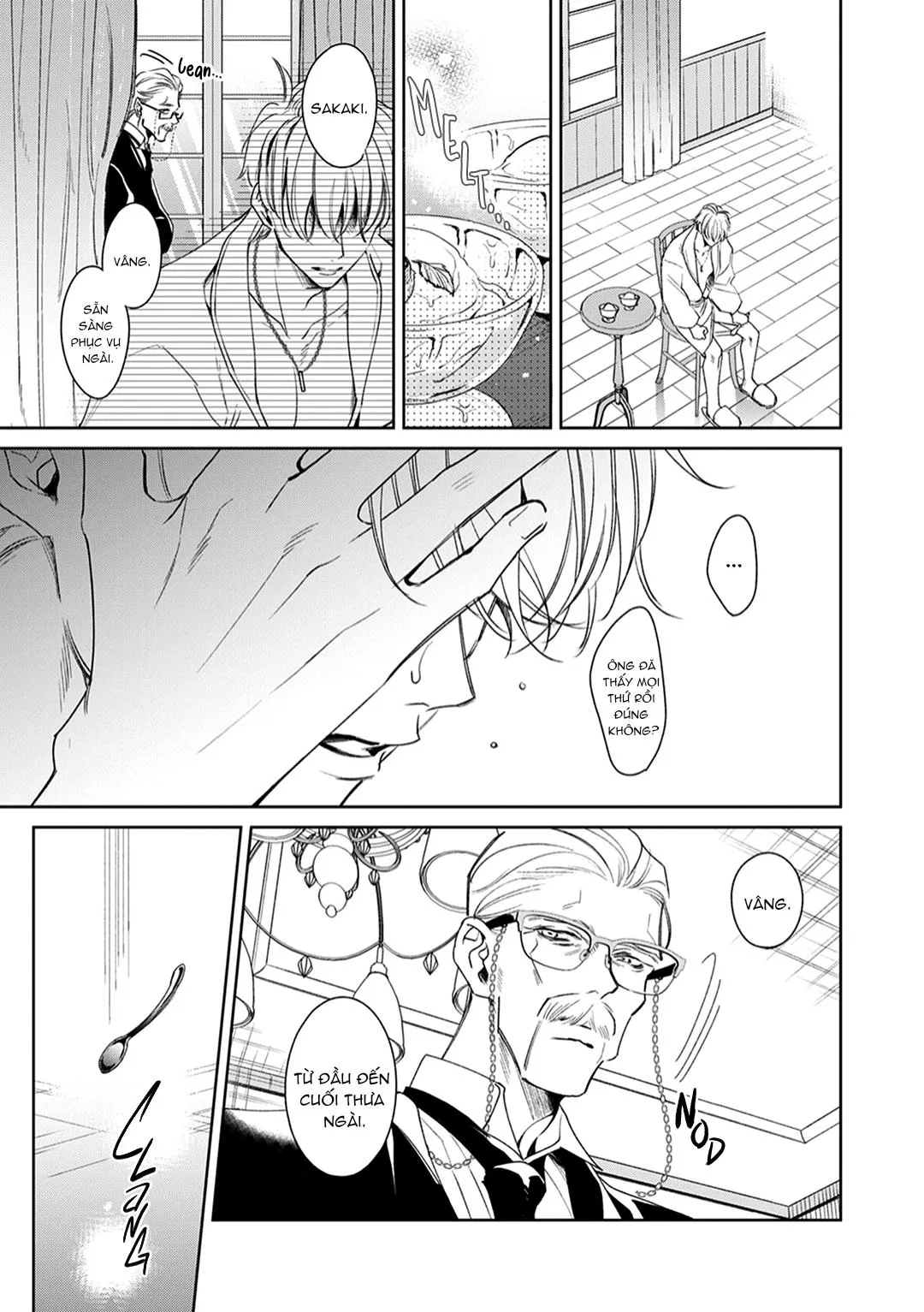 Cái đêm mà người quản gia tháo kính ra Chapter 4 Trang 23