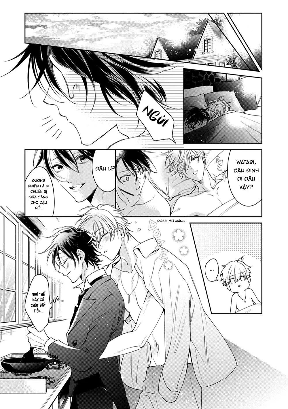 Cái đêm mà người quản gia tháo kính ra Chapter 5 Trang 35