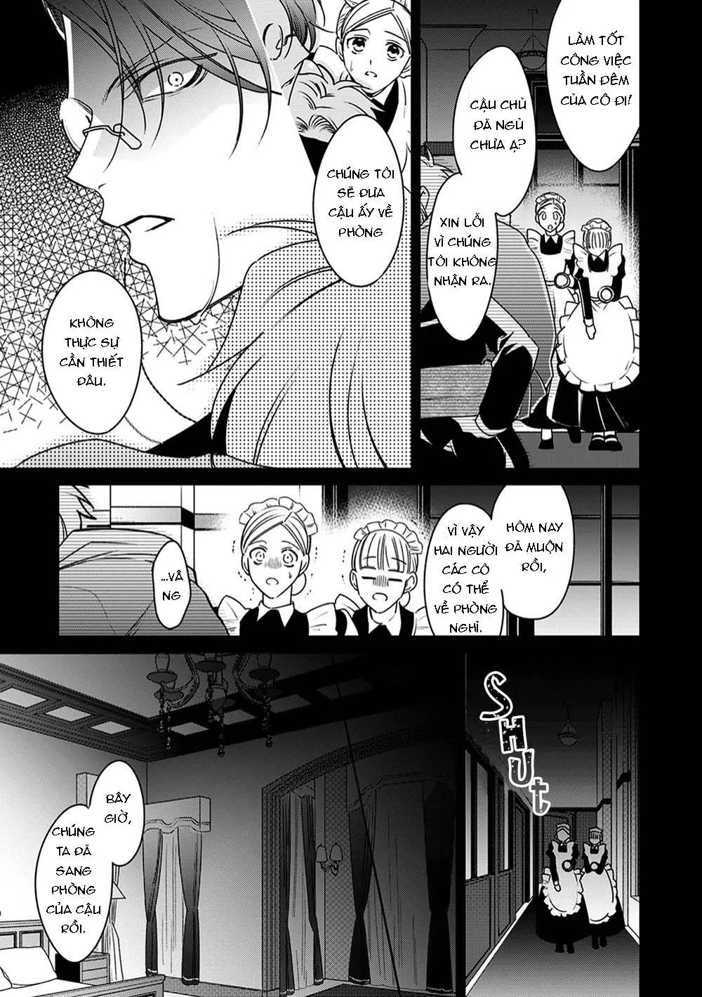 Cái đêm mà người quản gia tháo kính ra Chapter 1 Trang 27