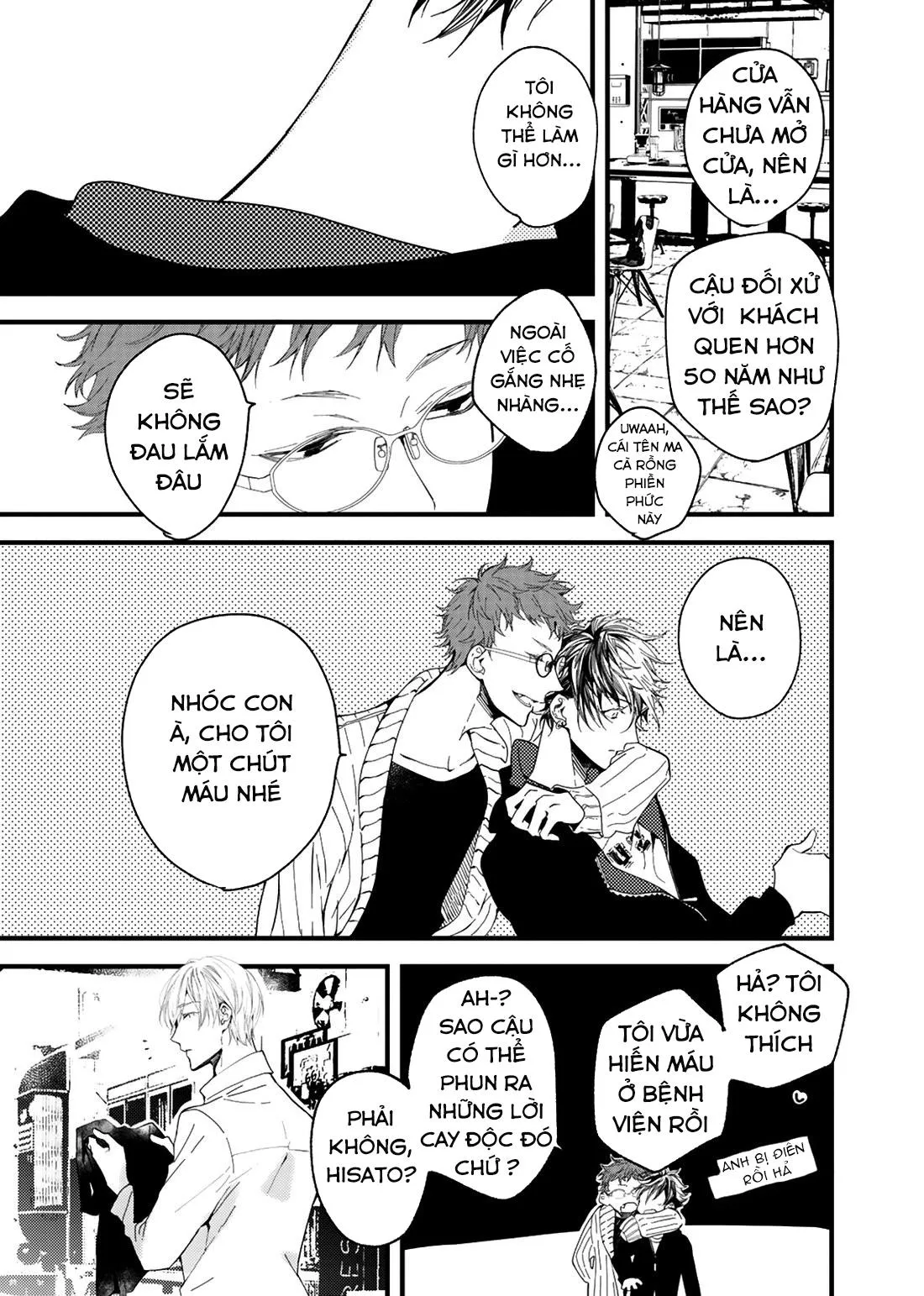 Trái Tim Của Ma Cà Rồng Chapter 1 Trang 10