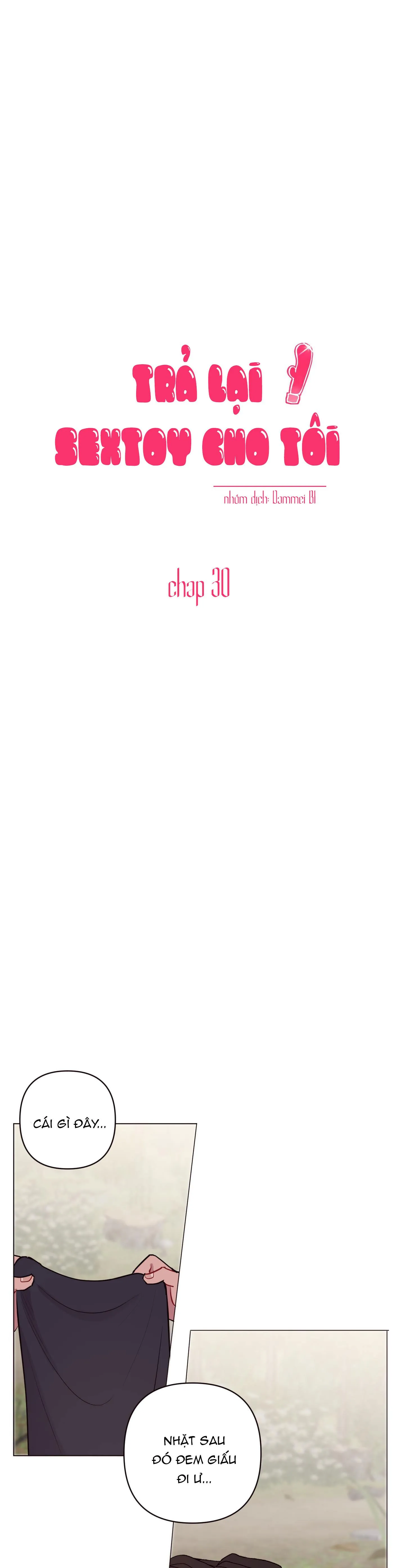 TRẢ LẠI SEX TOY CHO TÔI!!! Chapter 30 Trang 10
