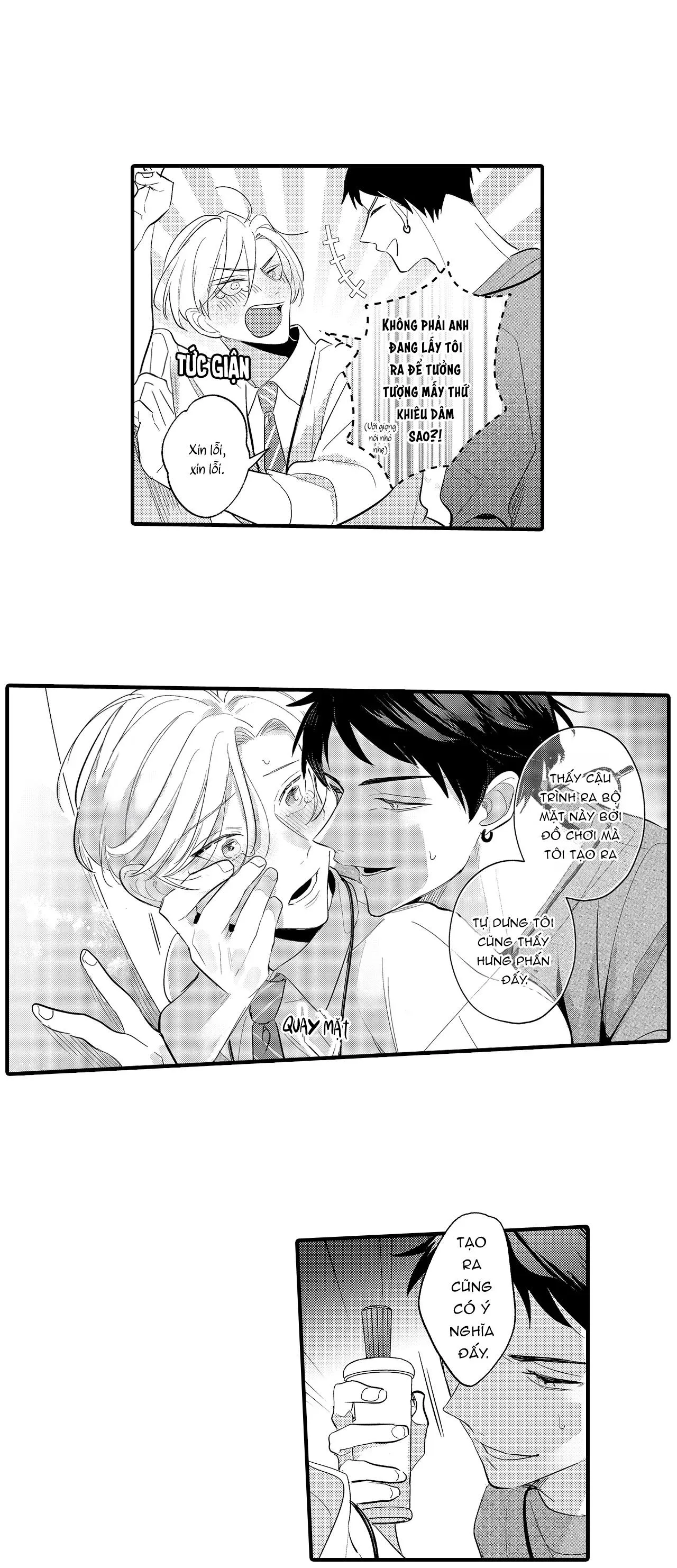 Trở thành đồ chơi độc quyền của tên mà tôi ghét Chapter 4 Trang 9