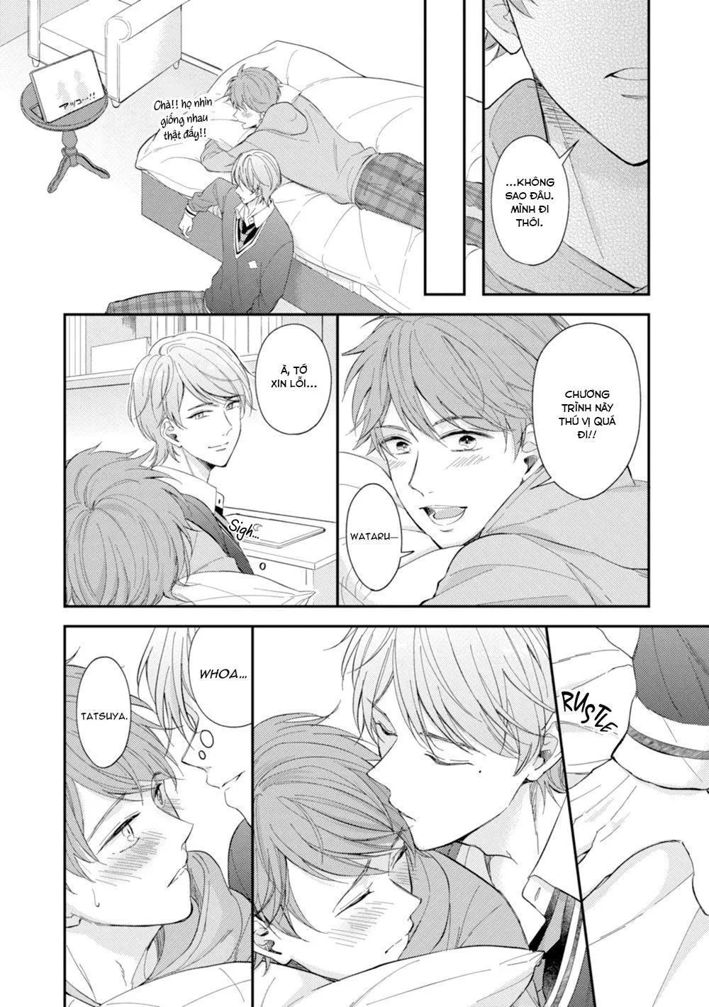 Trở Thành Em Trai Của Nam Chính Game BL Chapter 4 Trang 23