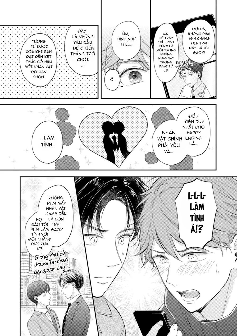 Trở Thành Em Trai Của Nam Chính Game BL Chapter 1 Trang 10