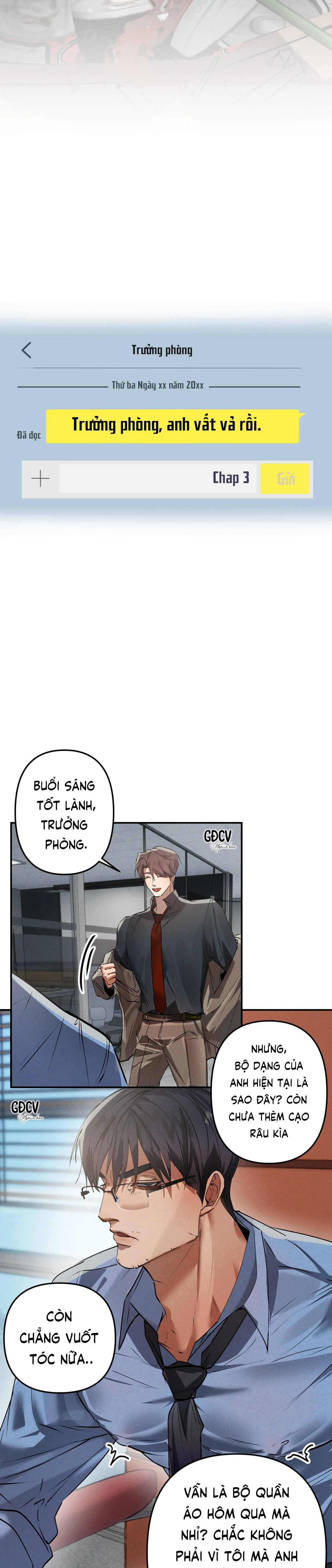 TRƯỞNG PHÒNG, ANH VẤT VẢ RỒI Chapter 3 Trang 4