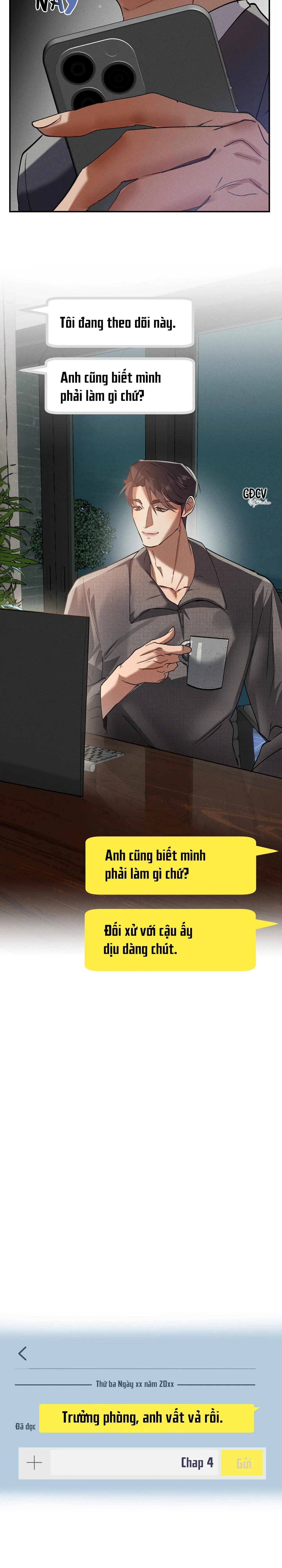 TRƯỞNG PHÒNG, ANH VẤT VẢ RỒI Chapter 4 Trang 6