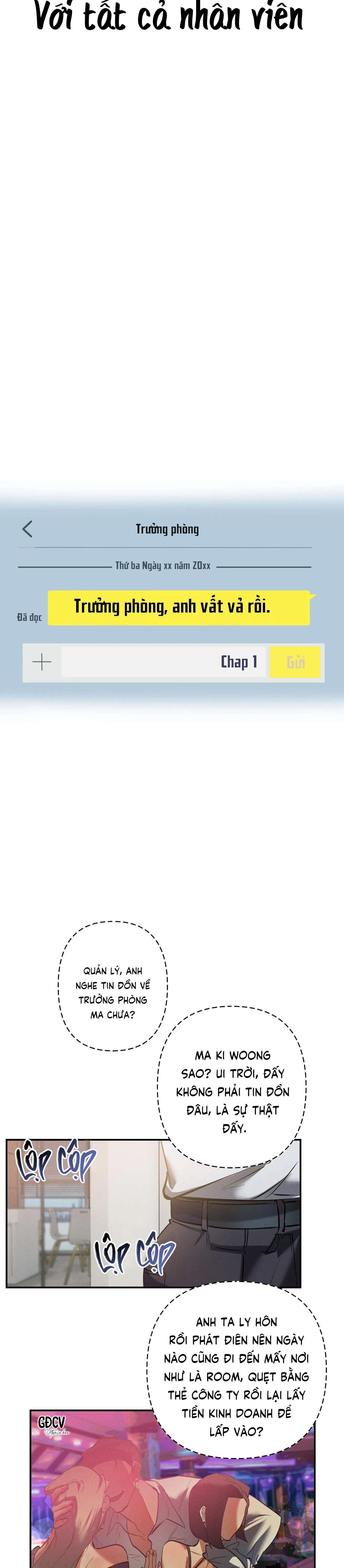 TRƯỞNG PHÒNG, ANH VẤT VẢ RỒI Chapter 1 Trang 5