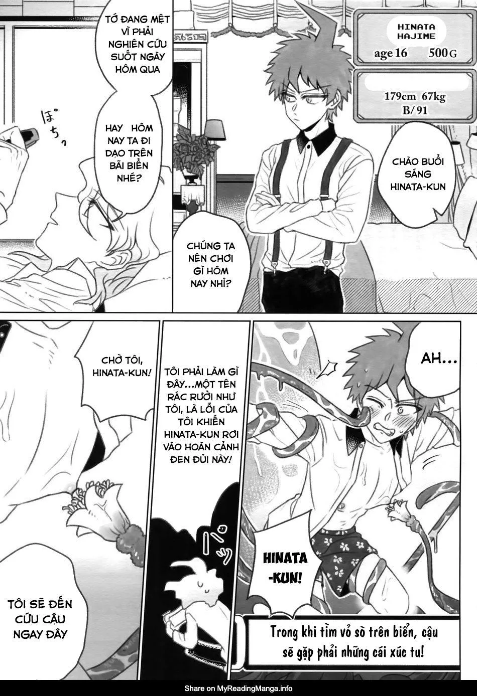 Tsunaide! Shoshoku-kun! – Super Danganronpa 2 Chapter 2 Trang 24