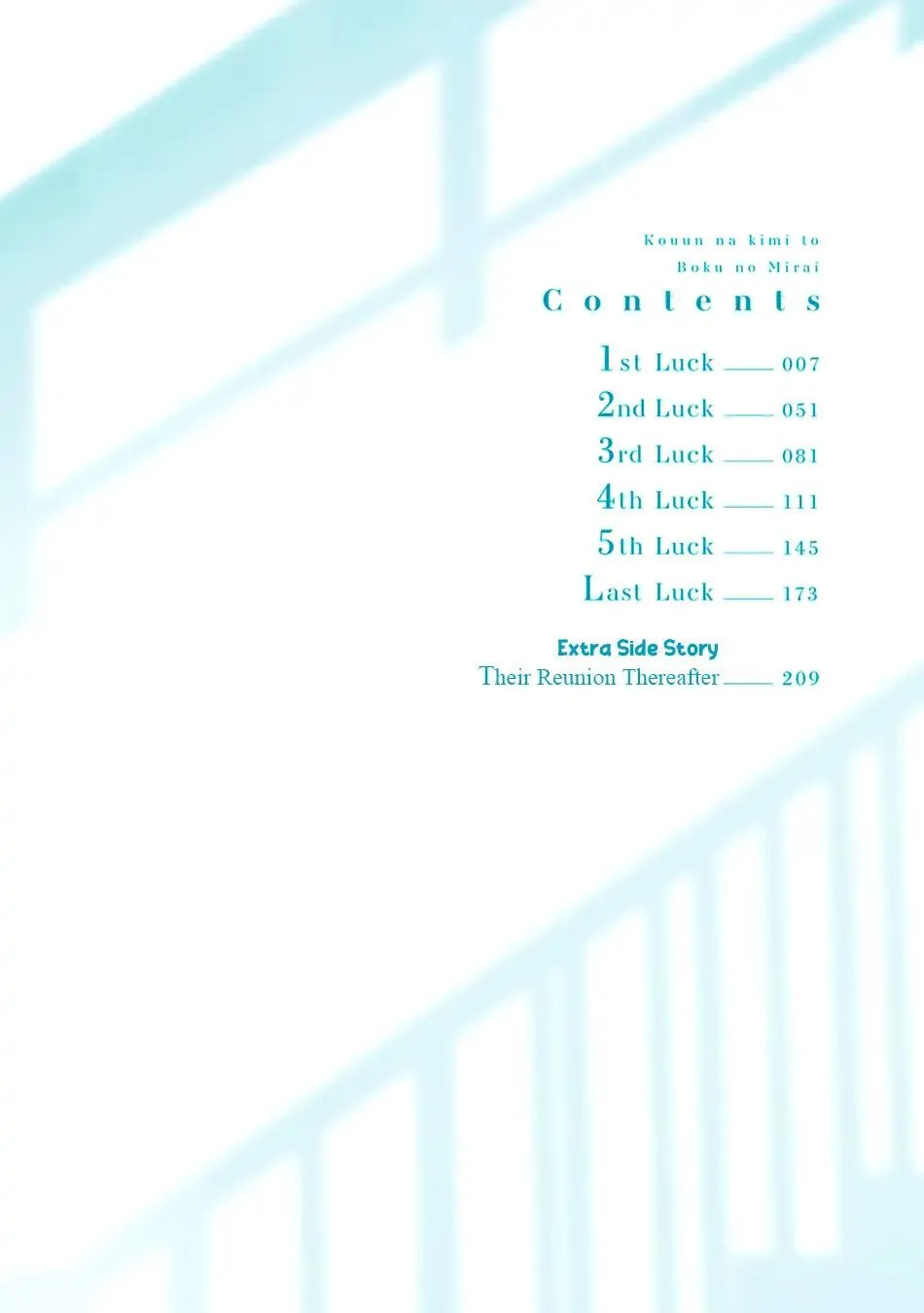 (END) Tương Lai May Mắn Của Chúng Ta Chapter 1 Trang 4