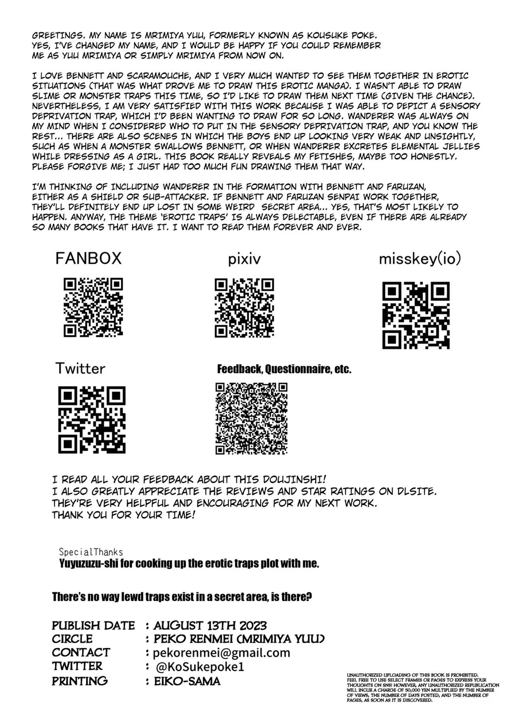 Tuyển tập Genshin Impact Chapter 67 Trang 42