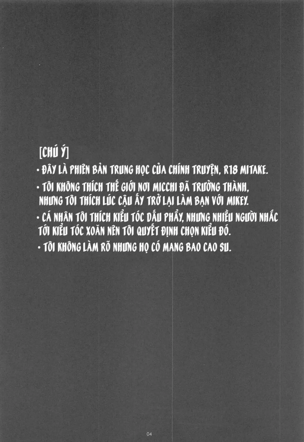 Tuyển Tập Doujinshi Nhà Vã Chapter 6 Trang 4