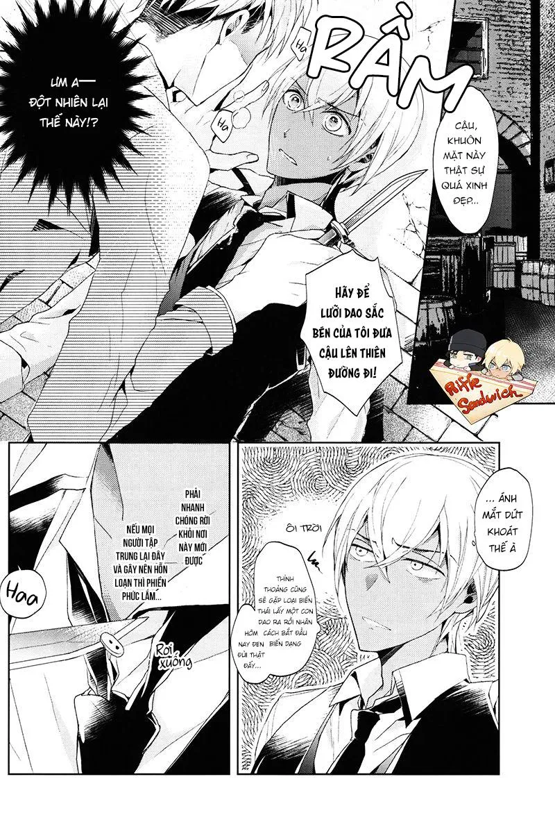 Tuyển tập oneshot Shuuichi Akai x Rei Furuya Chapter 3 Trang 10