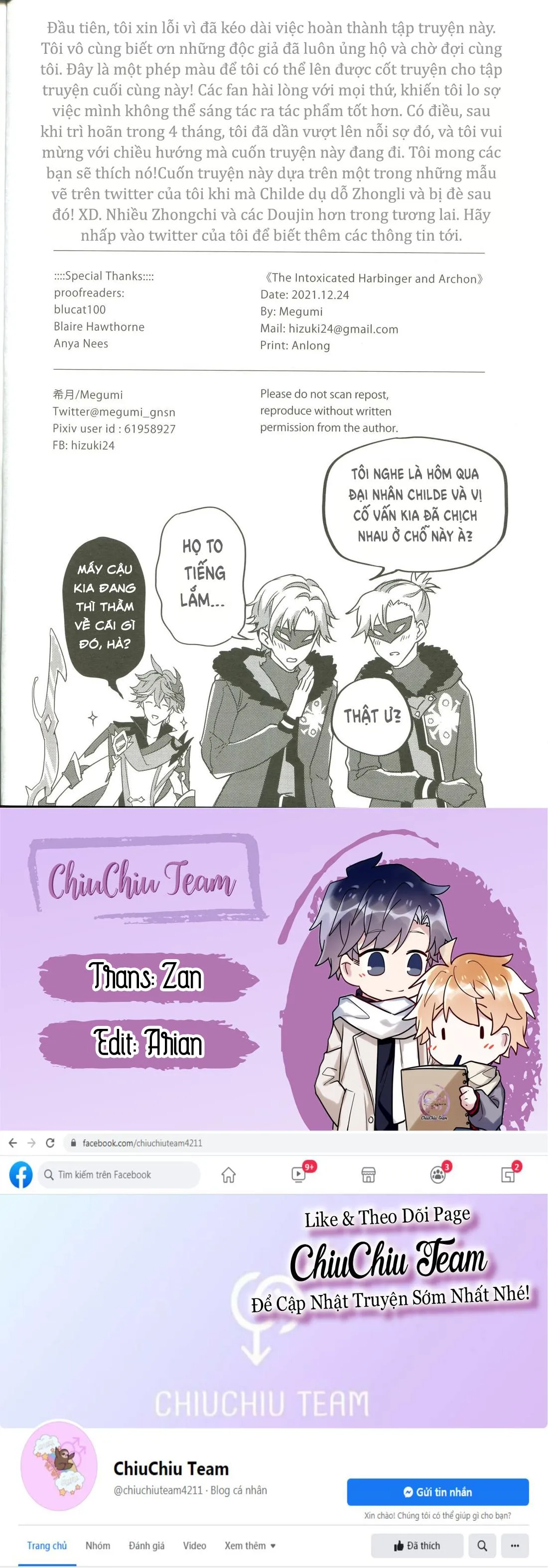 TUYỂN TẬP PỎN GENSHIN NHÀ CHIU Chapter 10 Trang 34