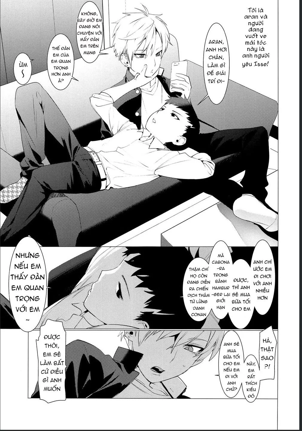 TUYỂN TẬP TRUYỆN TÁC GIẢ SERVICE BOY HONTOKU Chapter 9 Trang 3